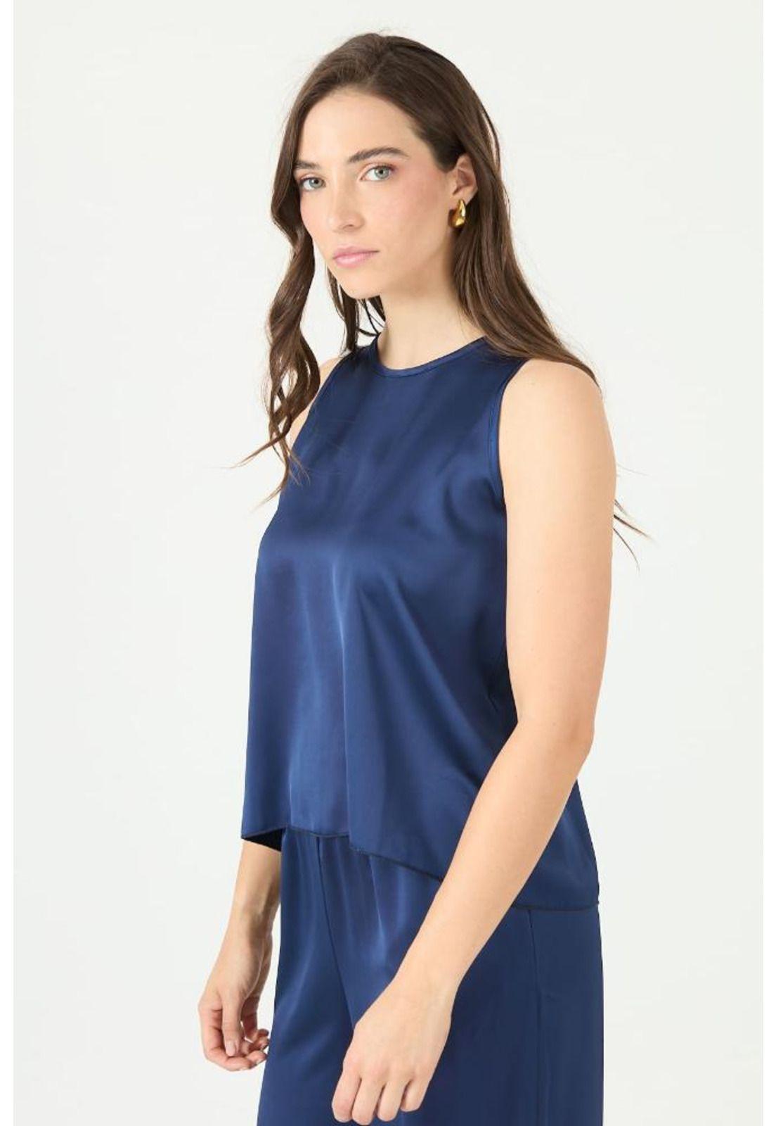Blusa azul marino PRIVILEGE 2393-3