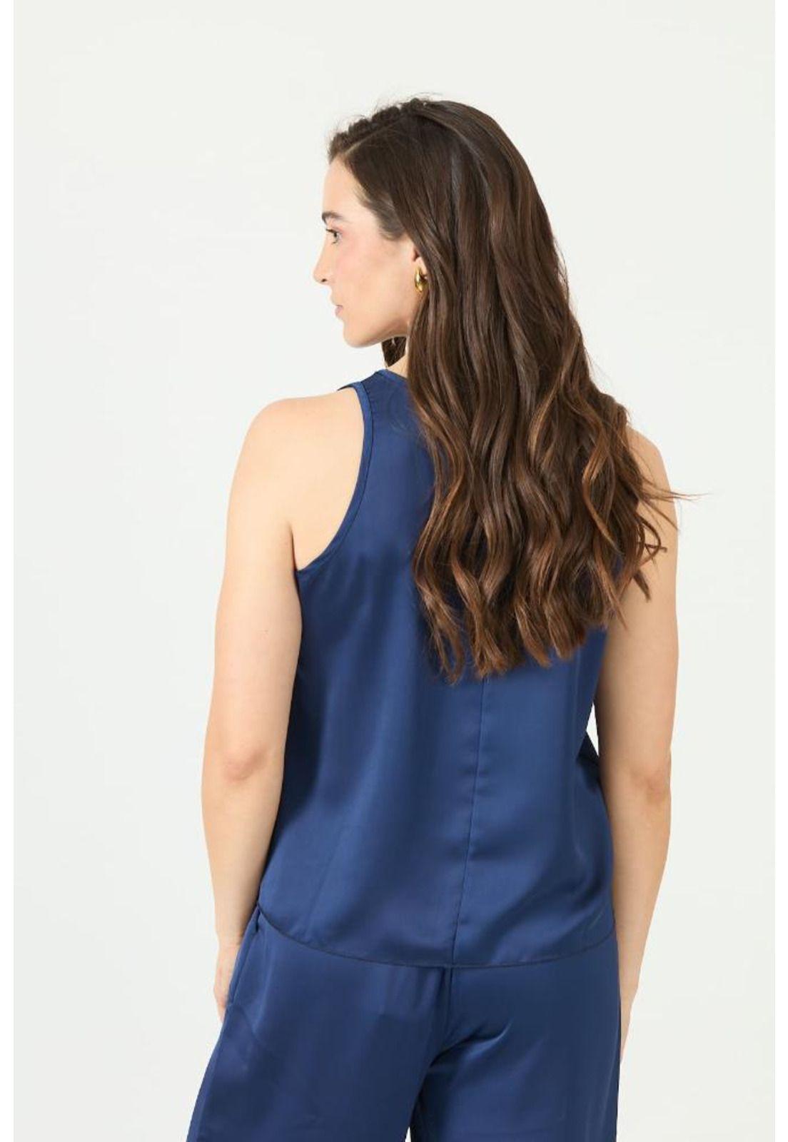 Blusa azul marino PRIVILEGE 2393-4