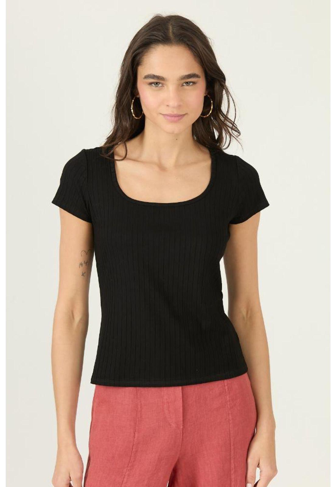 Polera negra PRIVILEGE 2876-2
