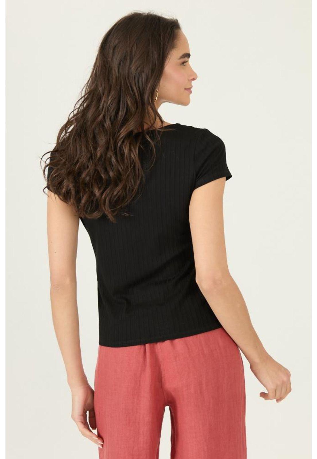 Polera negra PRIVILEGE 2876-4