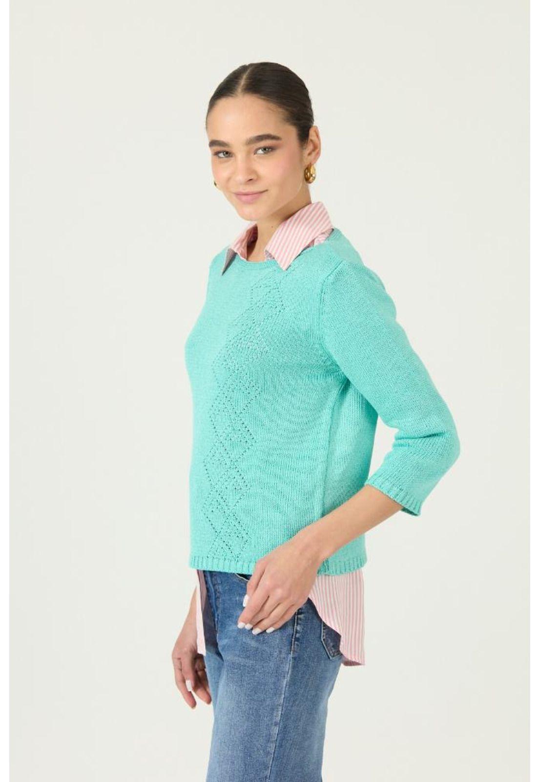 Sweater turquesa PRIVILEGE 3116-2