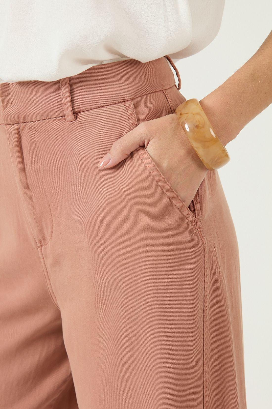Pantalon De Lyocell Barrel Café Cod 2012755-3
