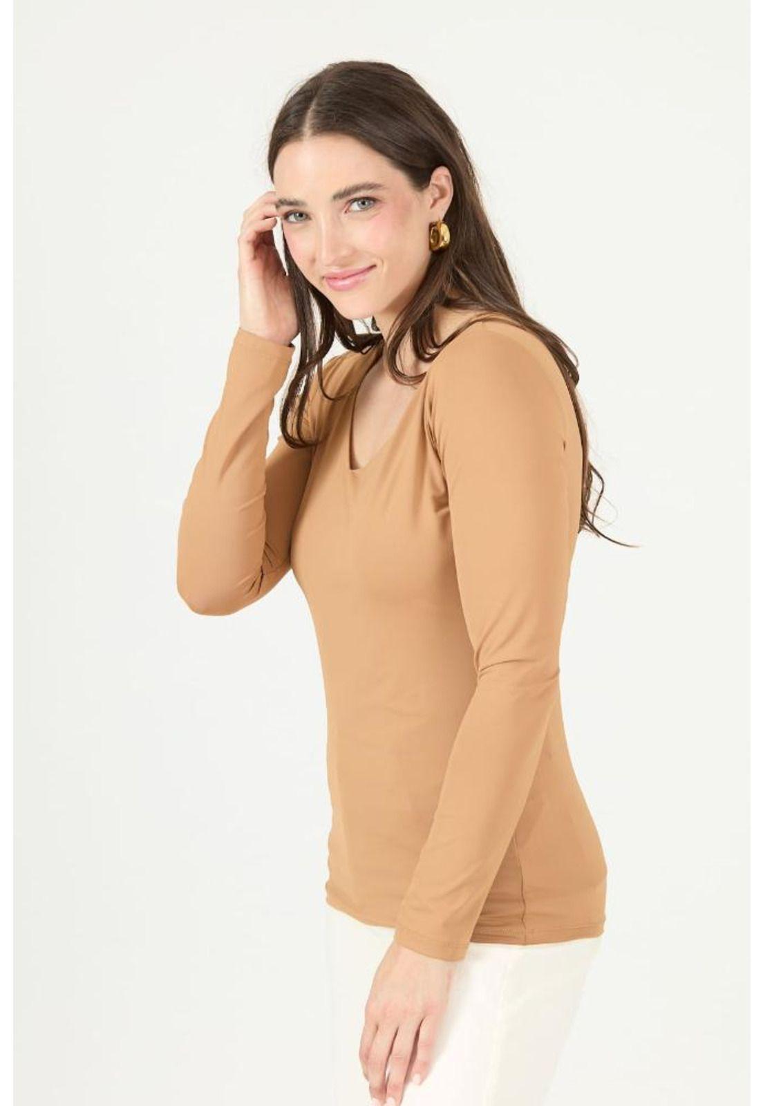 Polera caramelo PRIVILEGE 2325-2