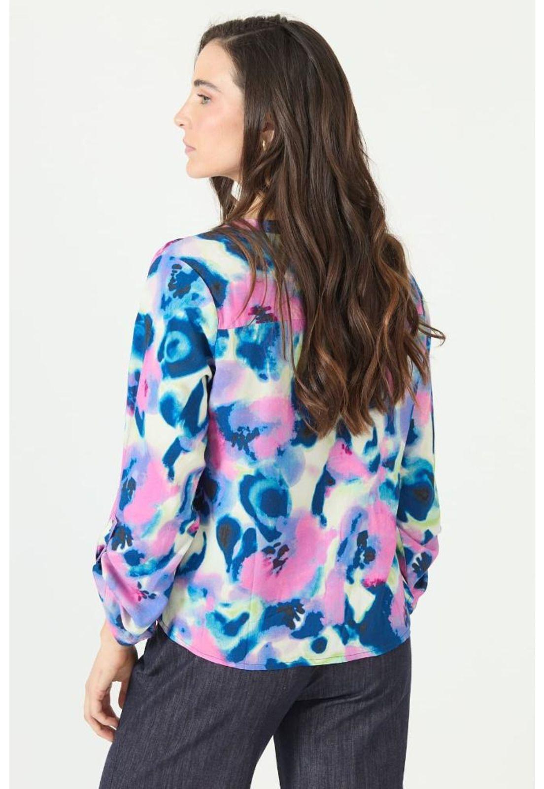 Blusa fucsia estampada PRIVILEGE 2355-4