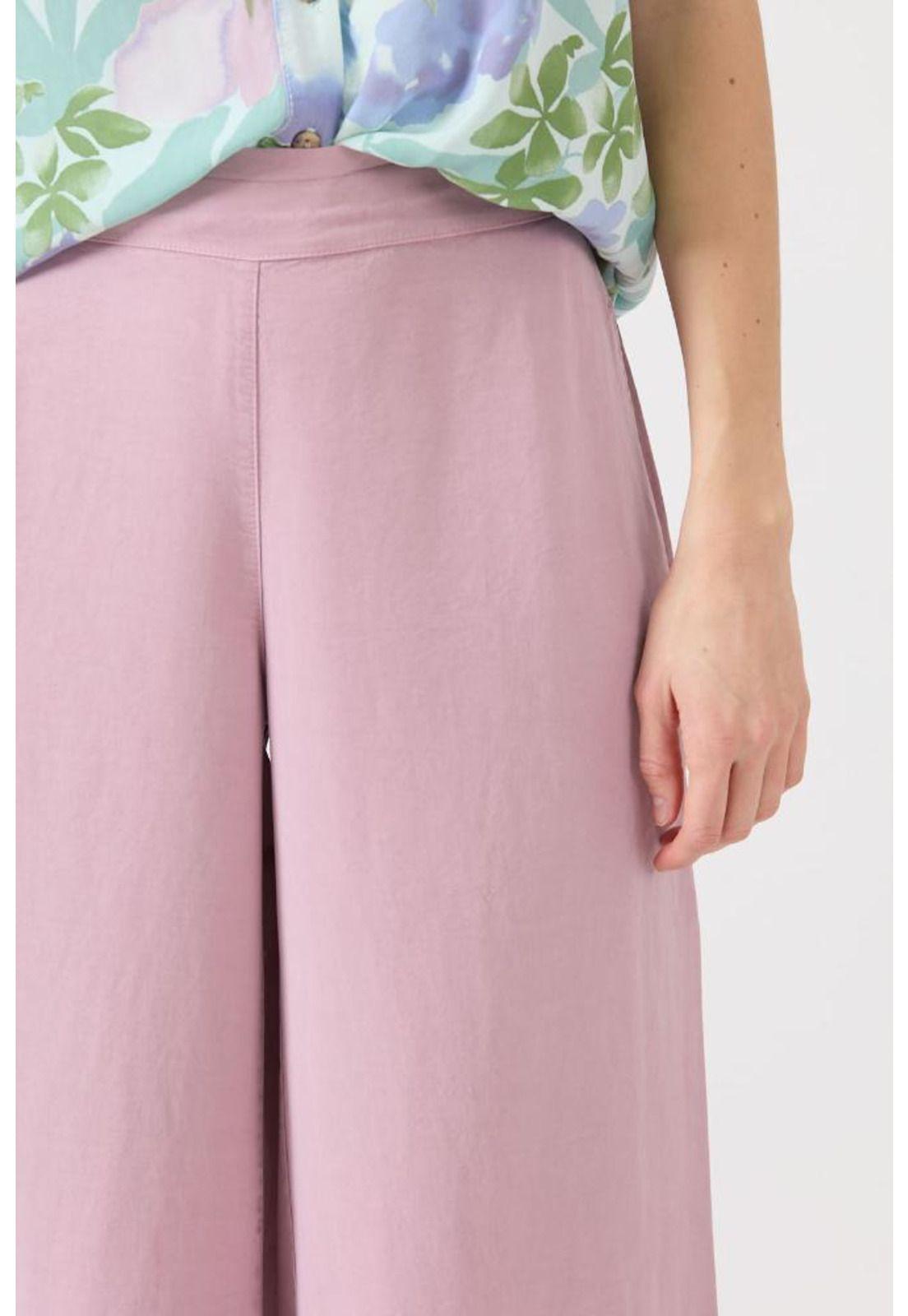 Pantalon de tencel wide leg lavanda PRIVILEGE 1488-2