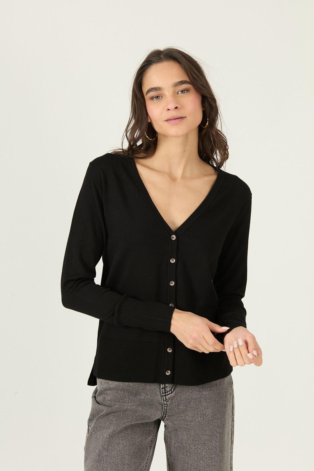 Cardigan Negro Cod 7900445-2