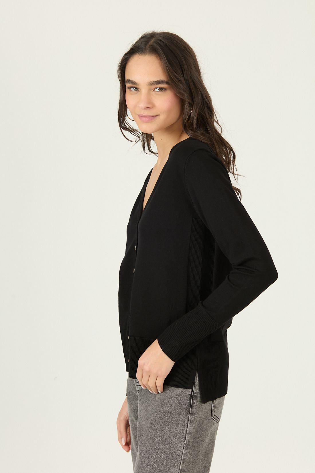 Cardigan Negro Cod 7900445-3