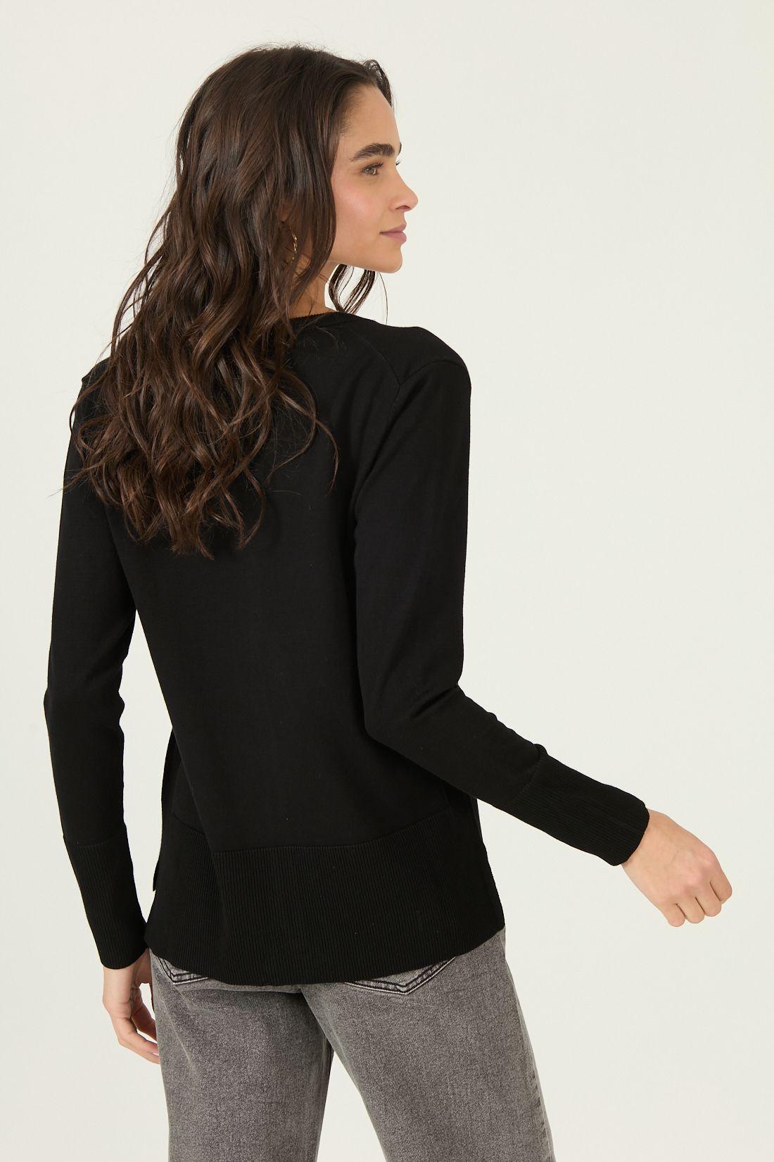 Cardigan Negro Cod 7900445-4