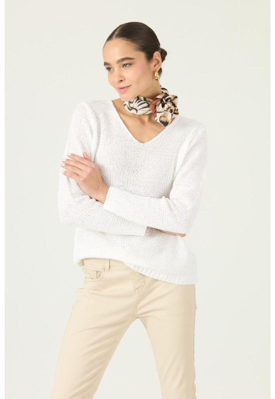 Sweater blanco PRIVILEGE 3114-0