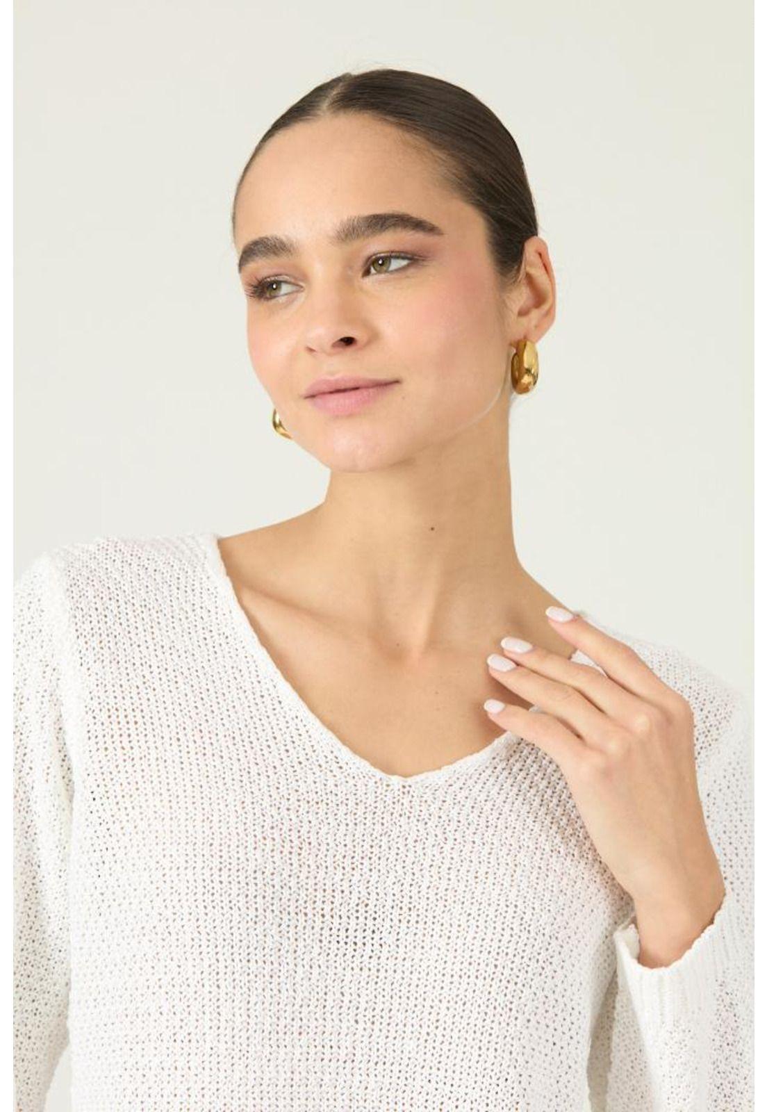 Sweater blanco PRIVILEGE 3114-1