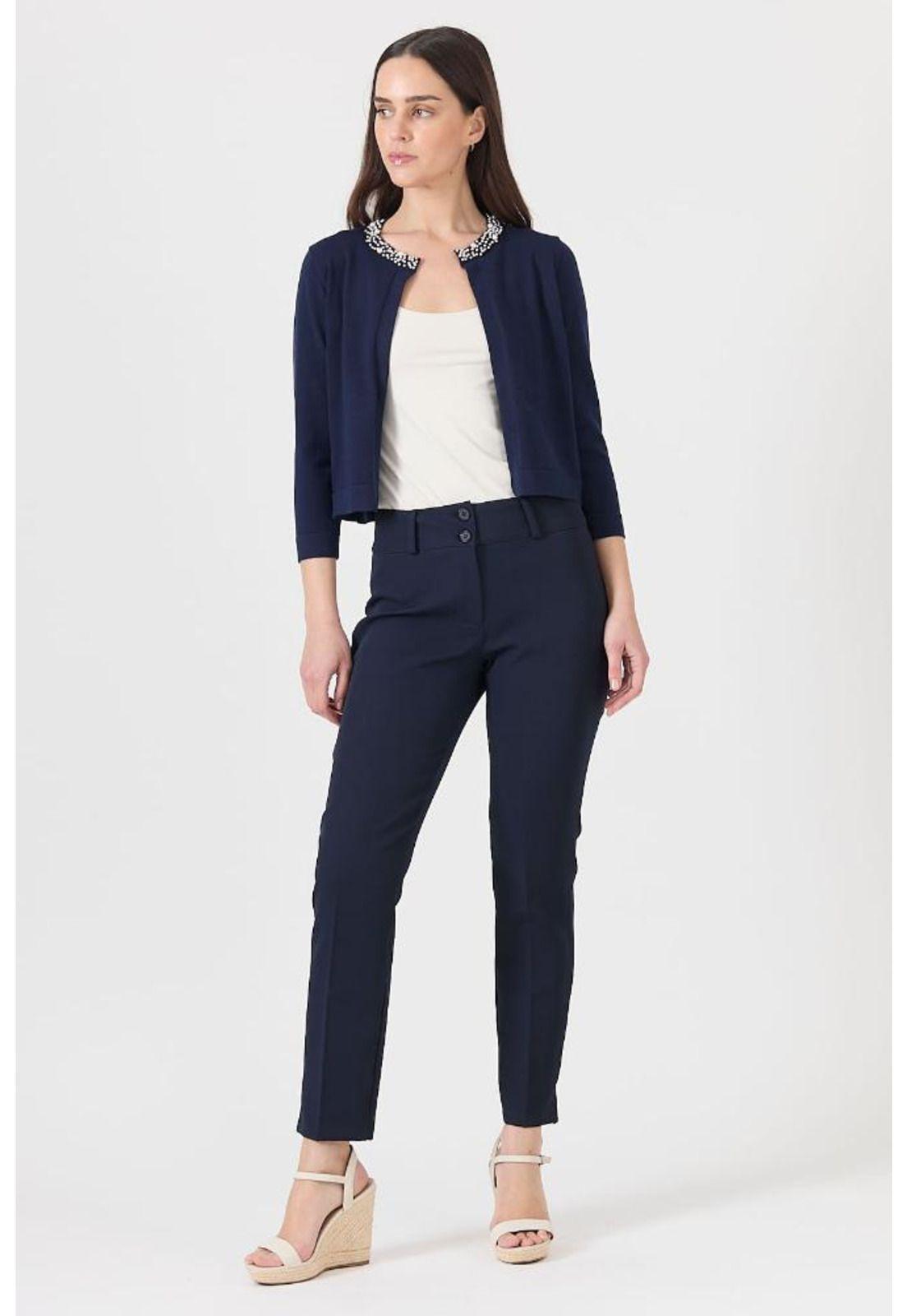 Tapado tejido azul marino PRIVILEGE 1253-0