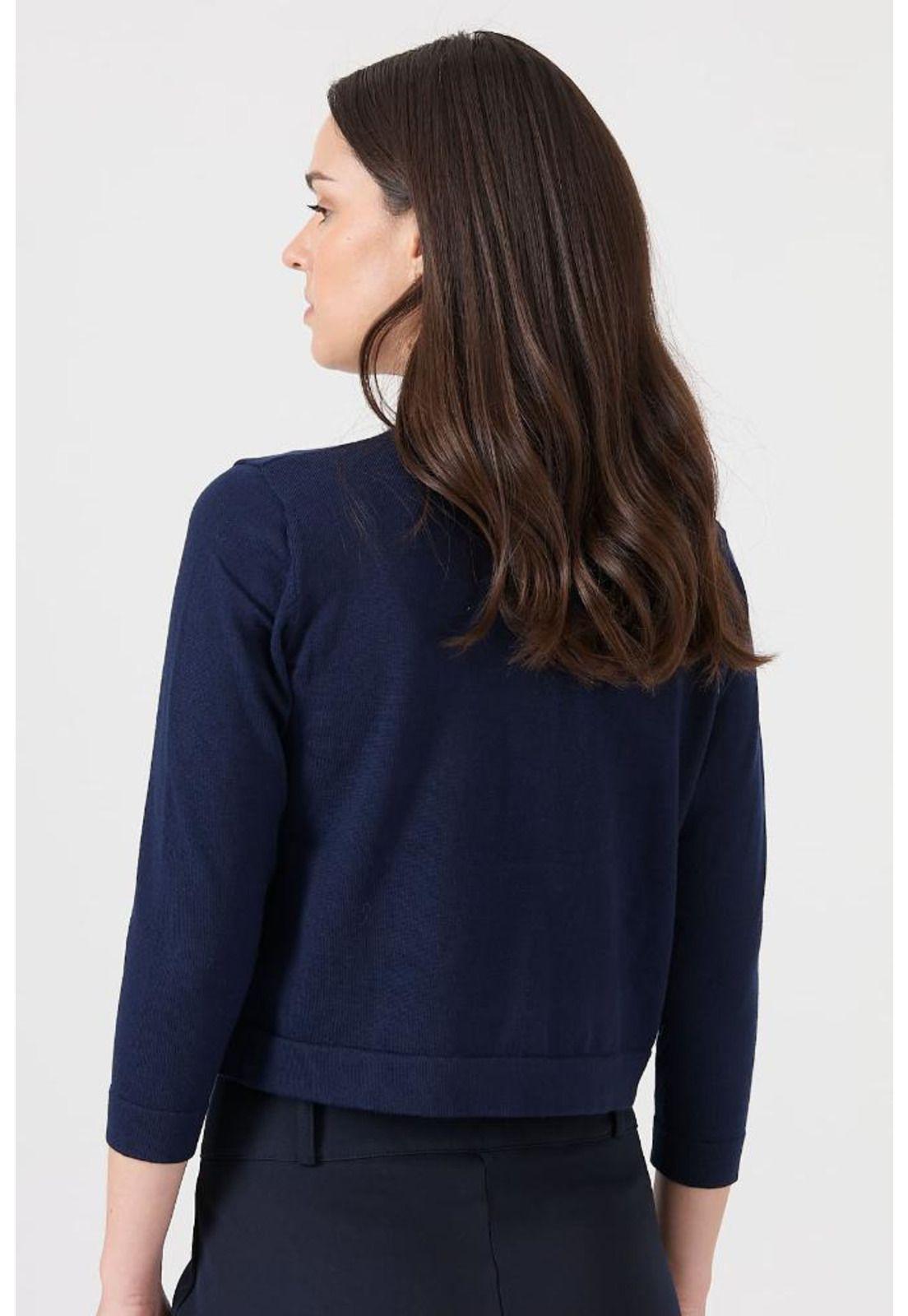 Tapado tejido azul marino PRIVILEGE 1253-3