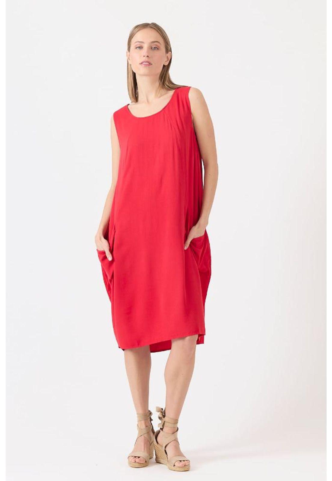 Vestido rojo PRIVILEGE 1152-0