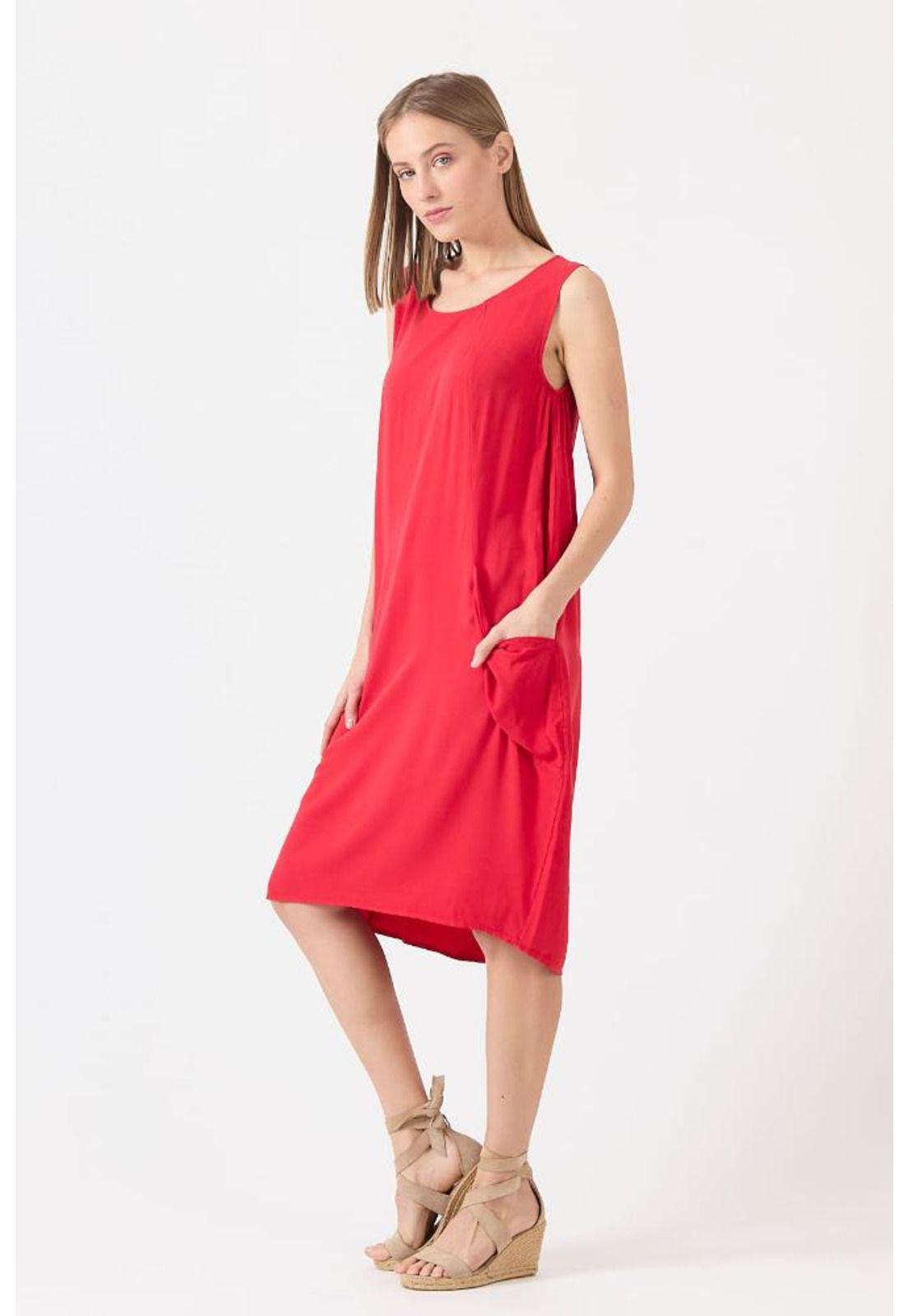 Vestido rojo PRIVILEGE 1152-1