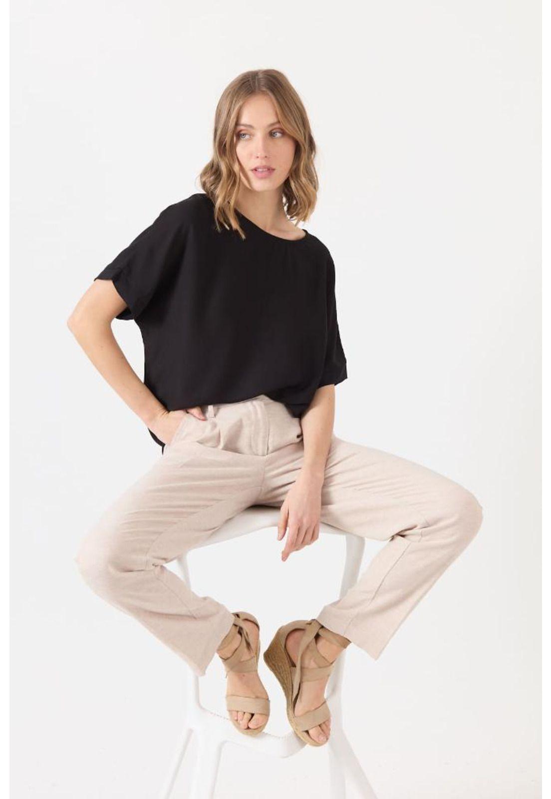Blusa negra PRIVILEGE 1538-2