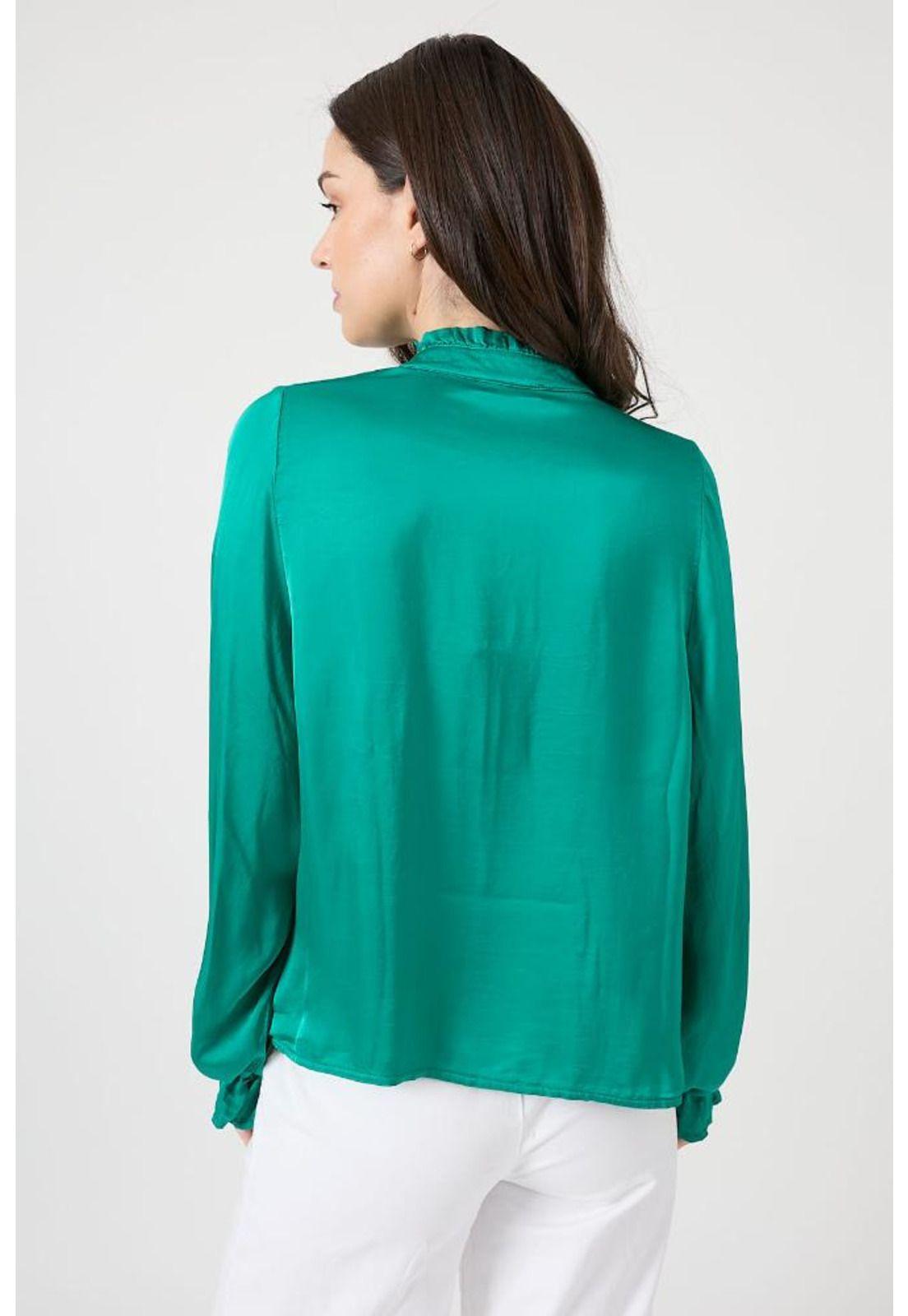 Blusa verde esmeralda PRIVILEGE 1447-0