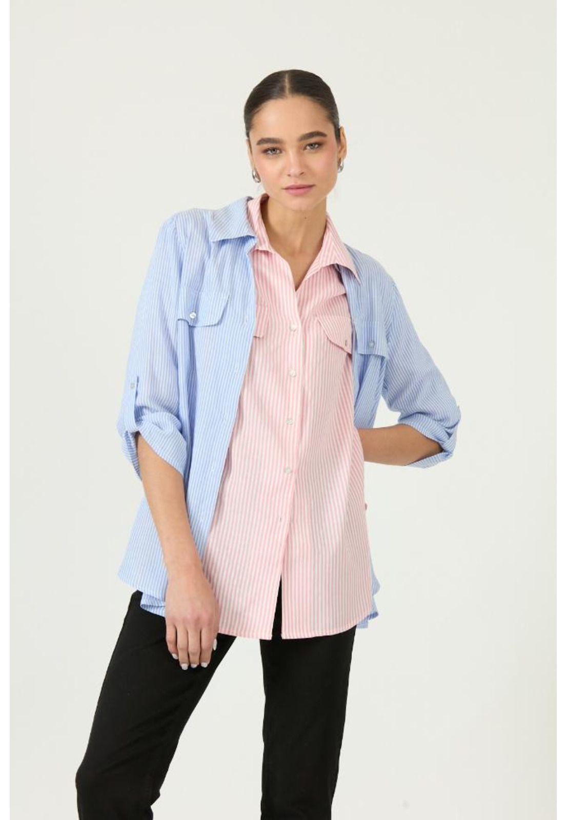 Blusa rosa rayas PRIVILEGE 2922-0