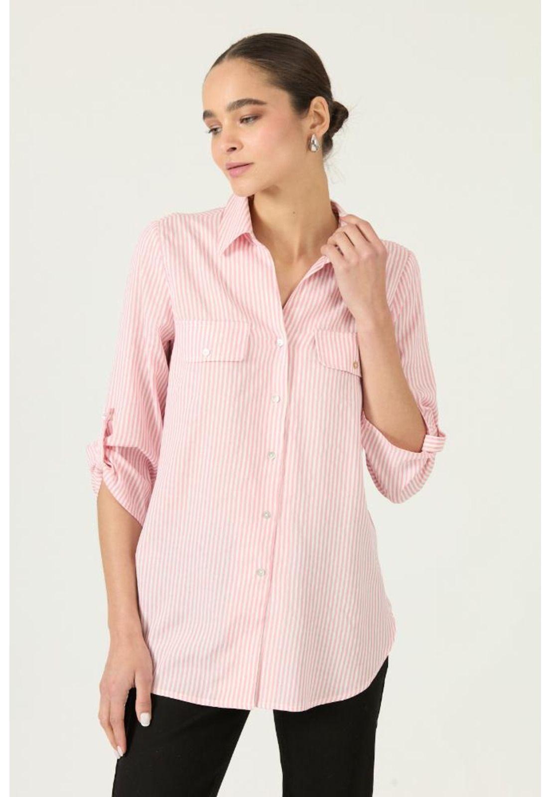 Blusa rosa rayas PRIVILEGE 2922-1