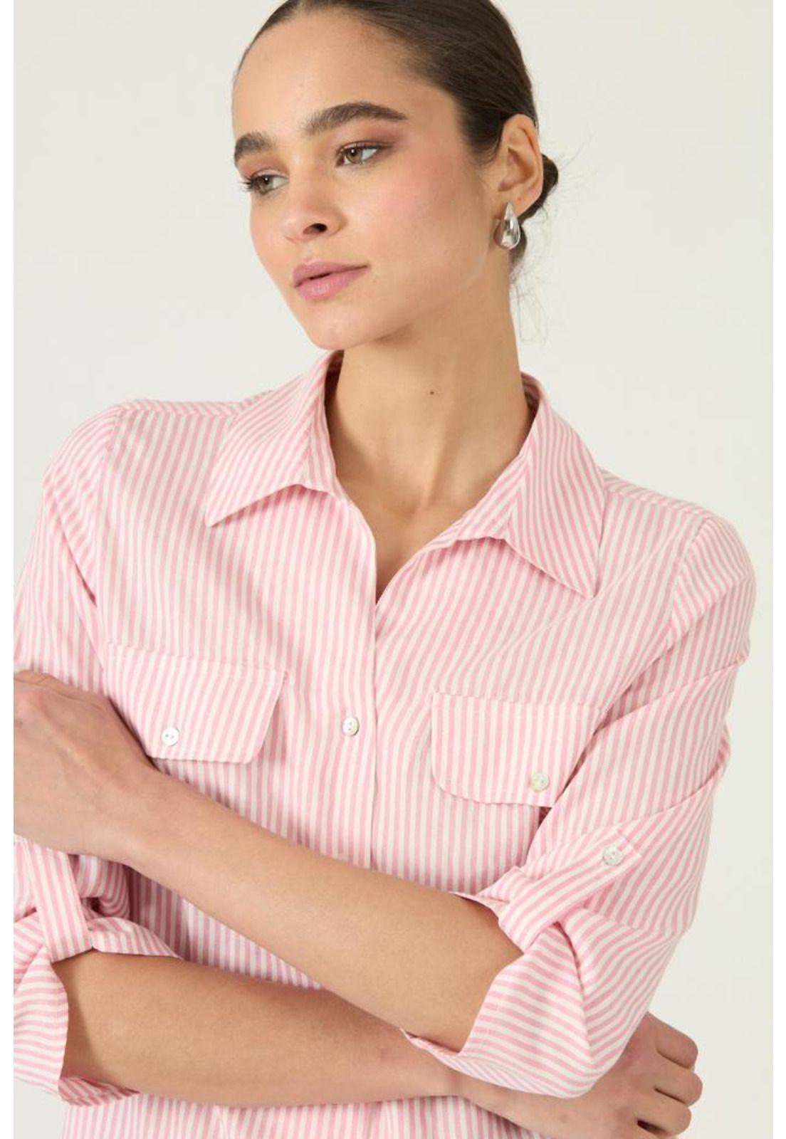Blusa rosa rayas PRIVILEGE 2922-4