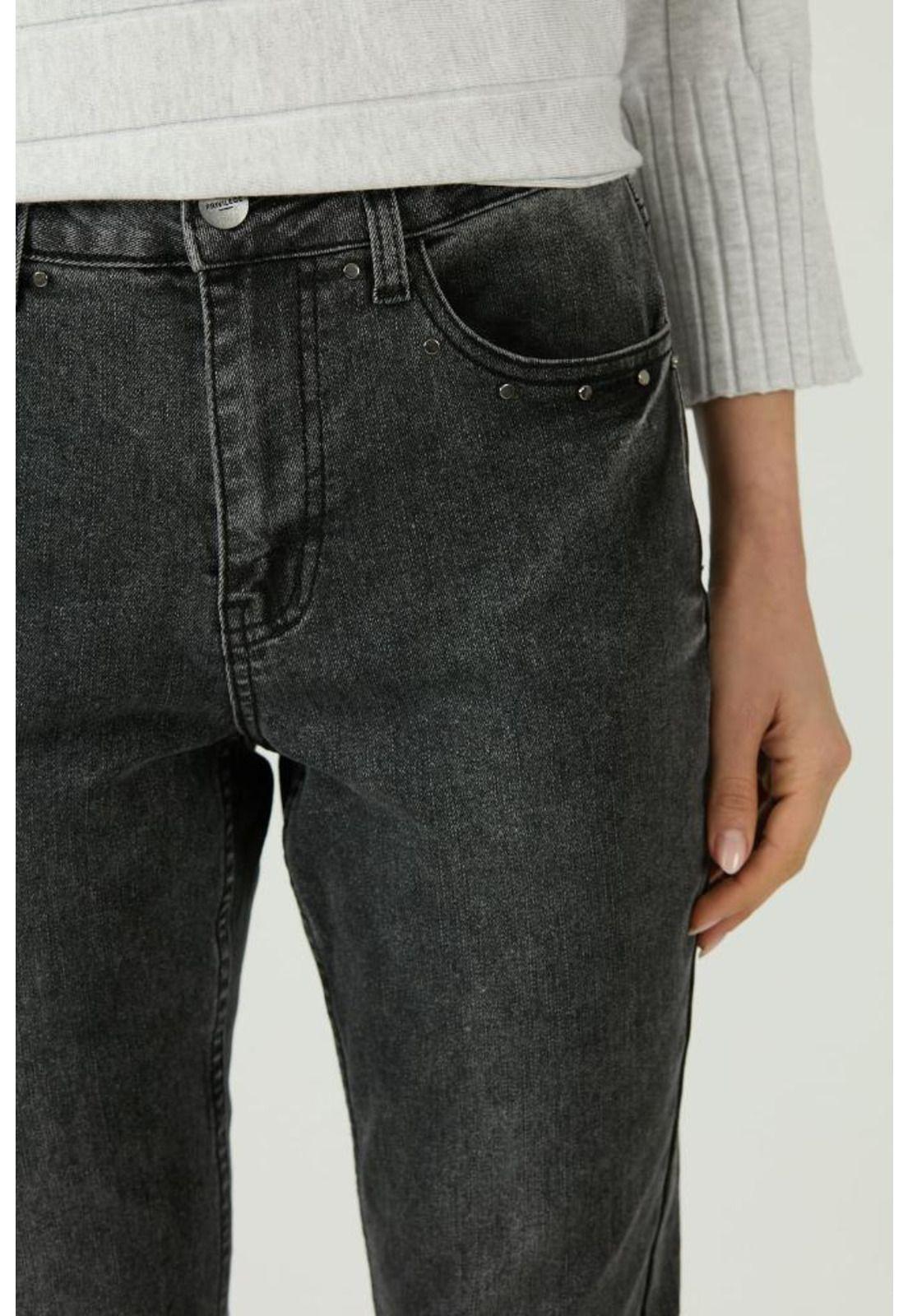 Jeans skinny negro PRIVILEGE-3