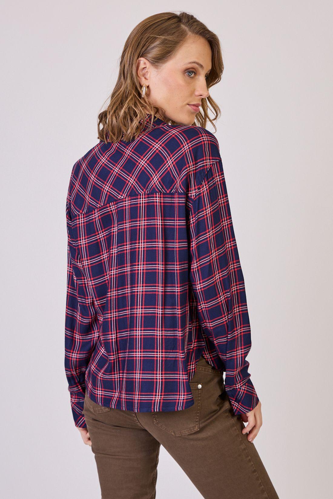 Blusa Cuadrille Azul Cod 4520526-3