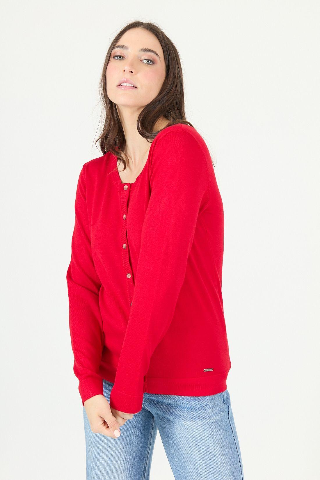Cardigan rojo 2467-2