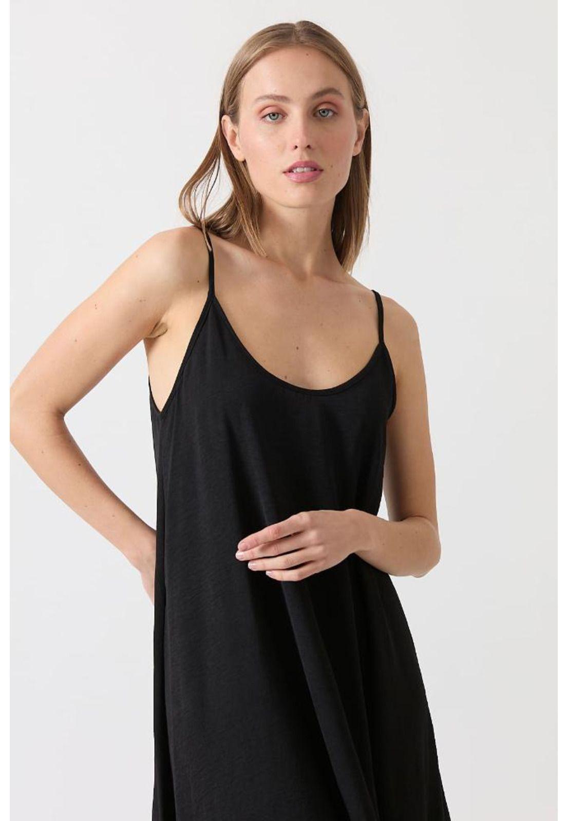 Vestido negro PRIVILEGE 1145-1