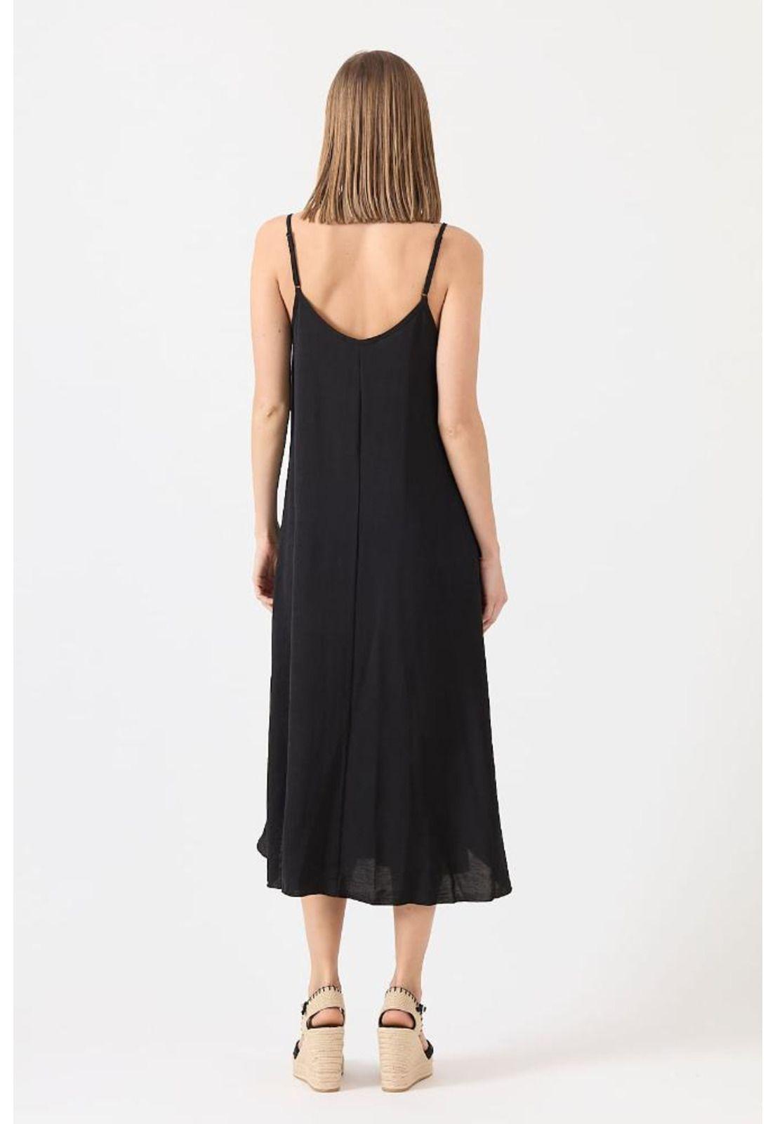 Vestido negro PRIVILEGE 1145-3