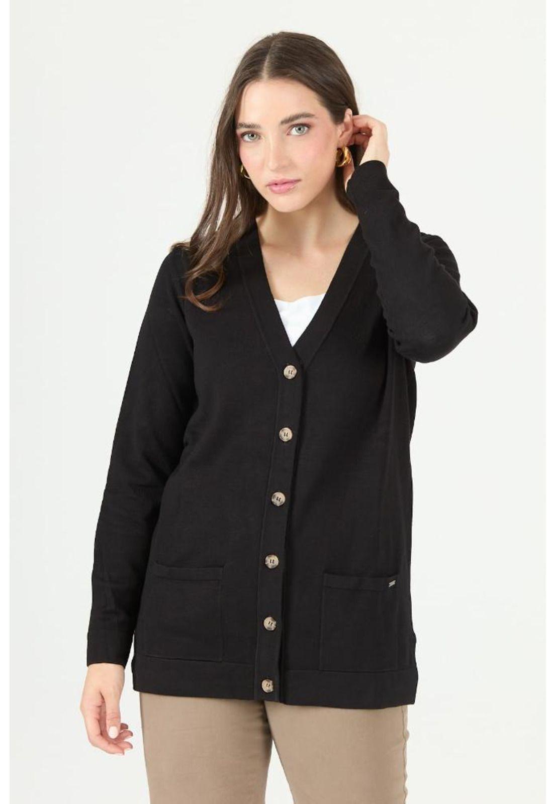 Cardigan negro PRIVILEGE 2464-1