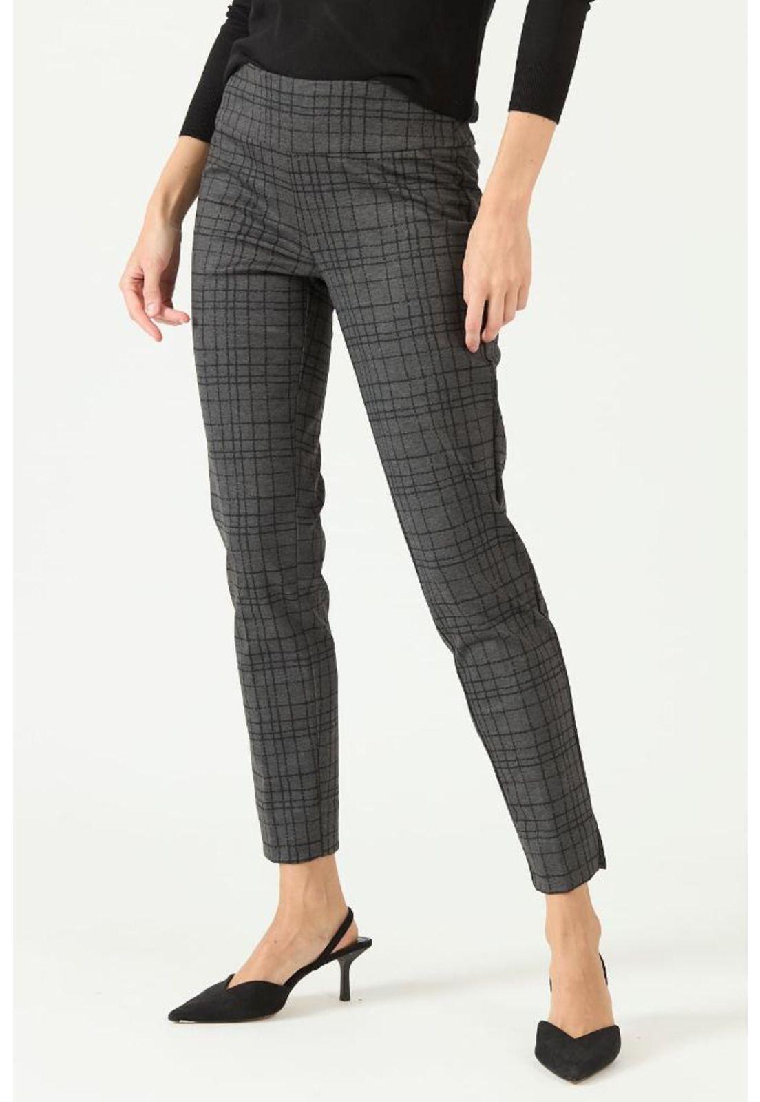 Leggings gris medio cuadros PRIVILEGE 2101-2