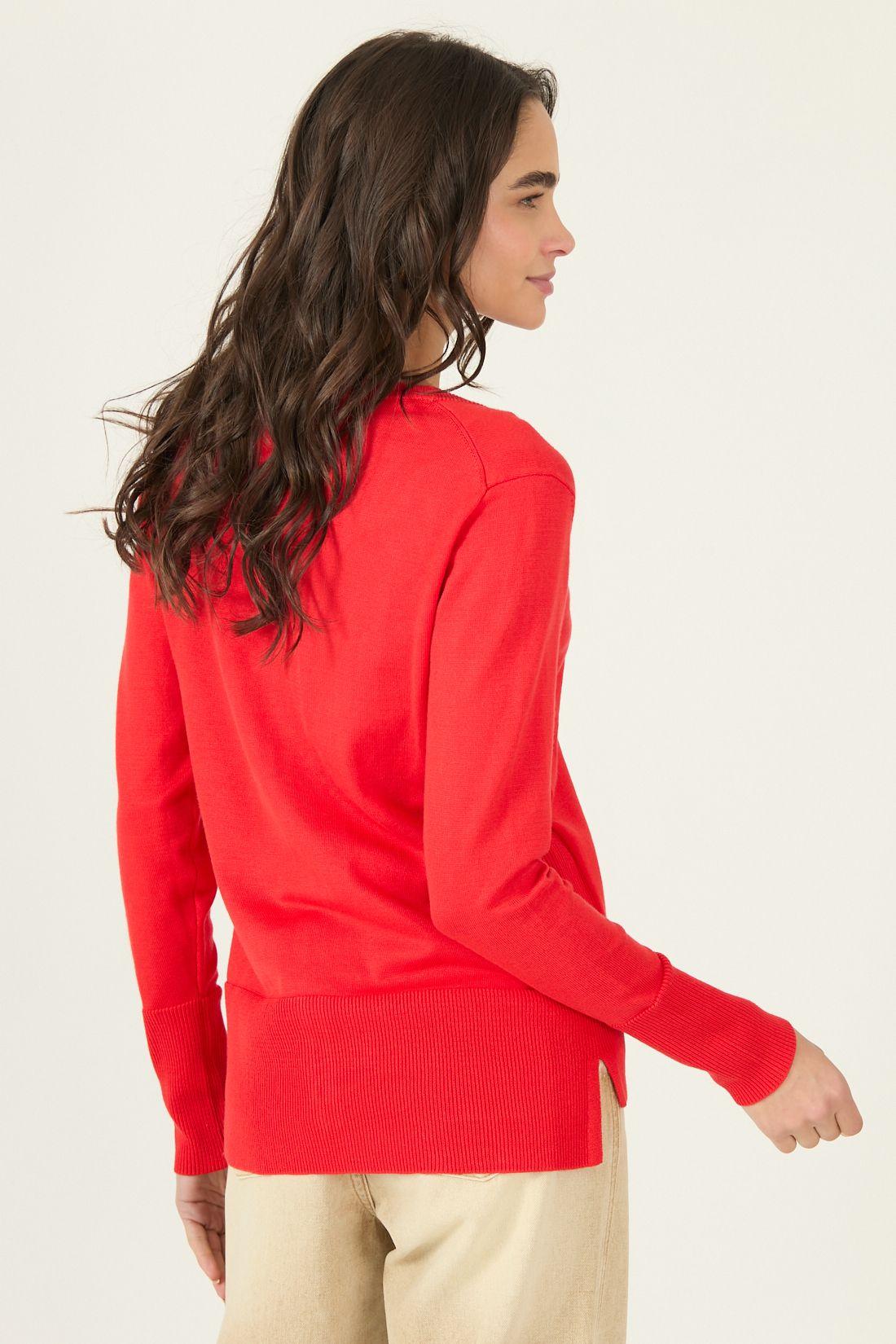 Cardigan Rojo Cod 7900445-4