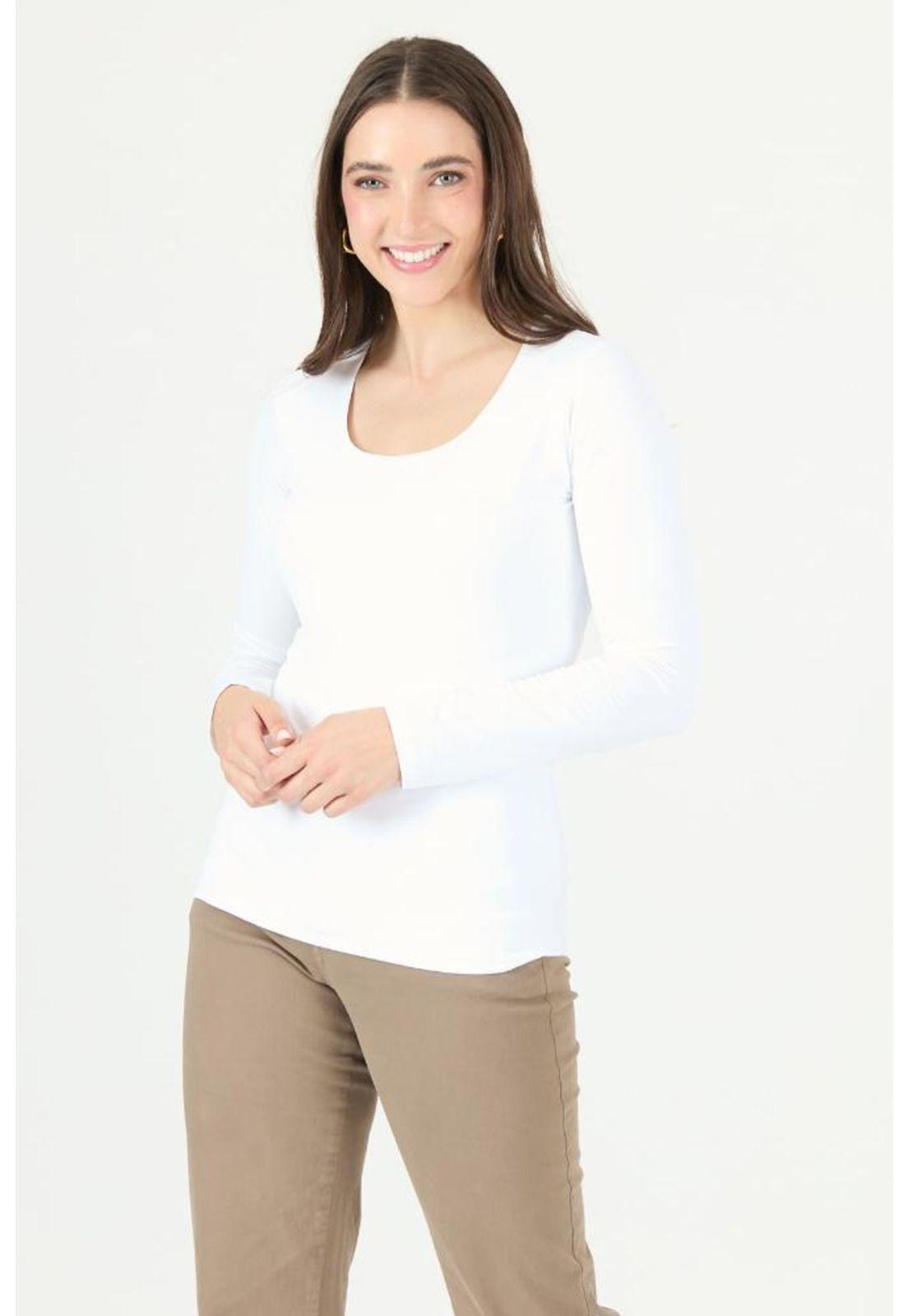 Polera blanca PRIVILEGE 2306-4