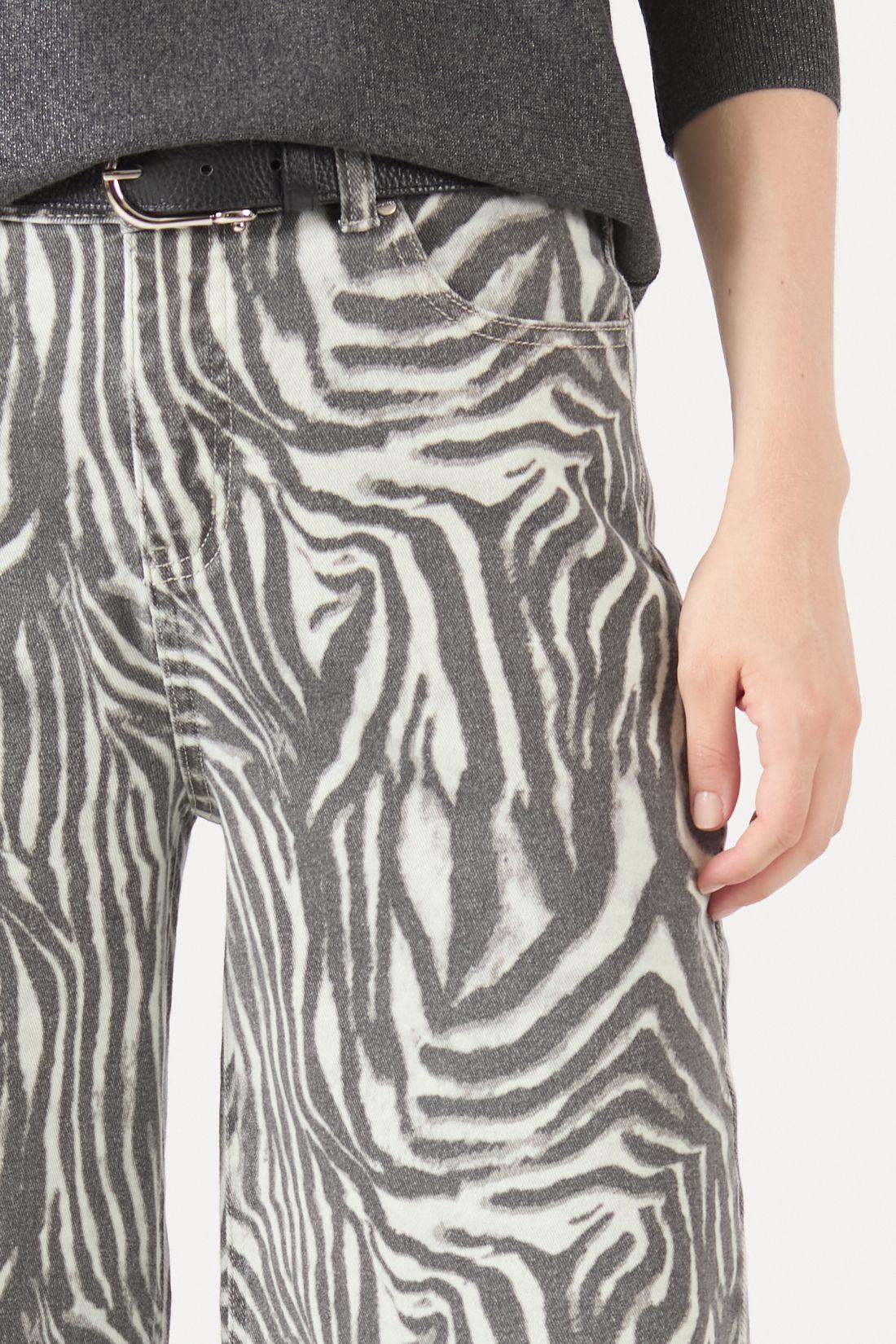 Jeans Animal Print Gris Cod 2400506-2