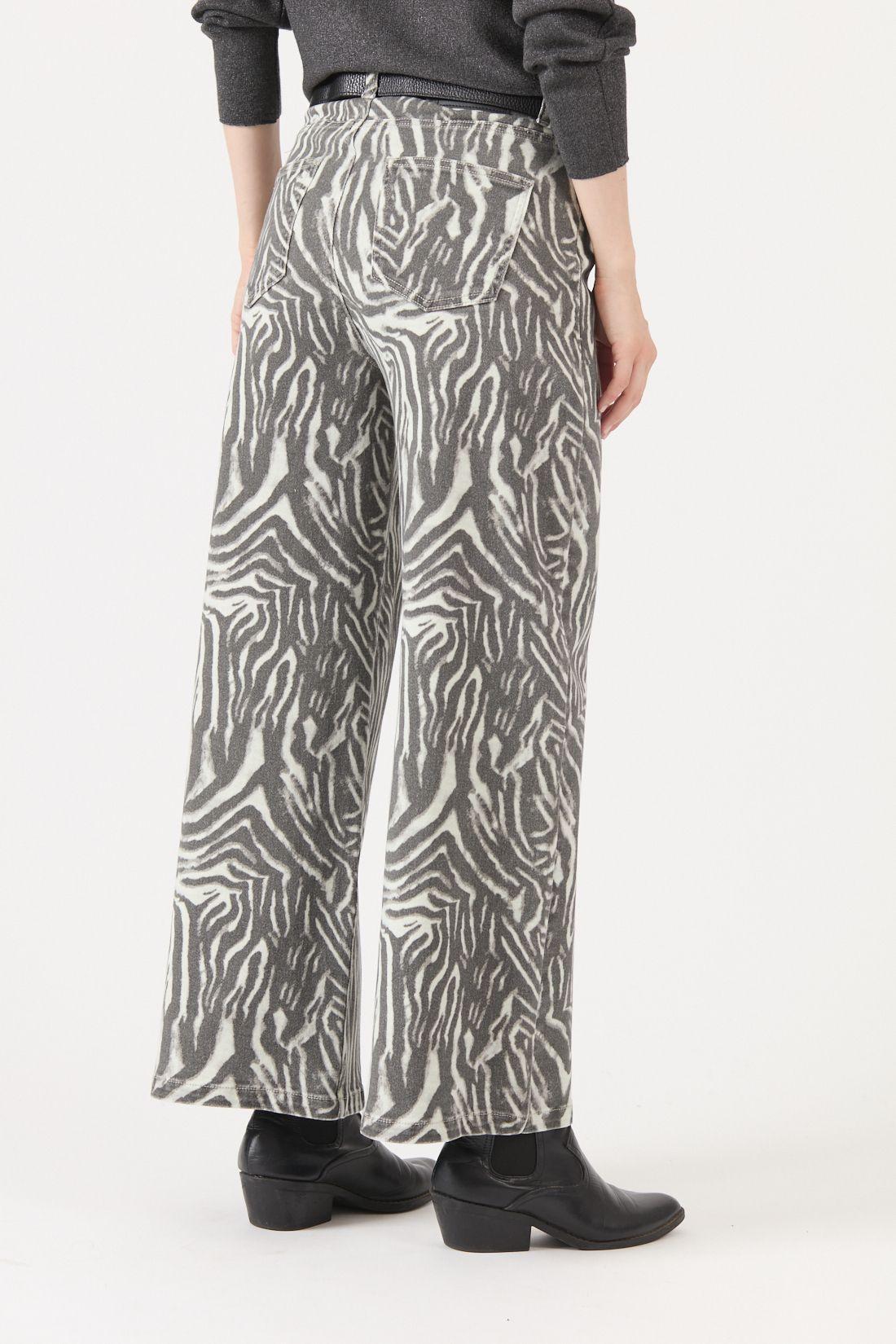 Jeans Animal Print Gris Cod 2400506-4