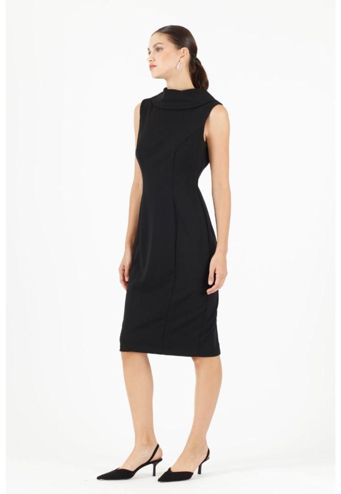 Vestido negro PRIVILEGE 306-2