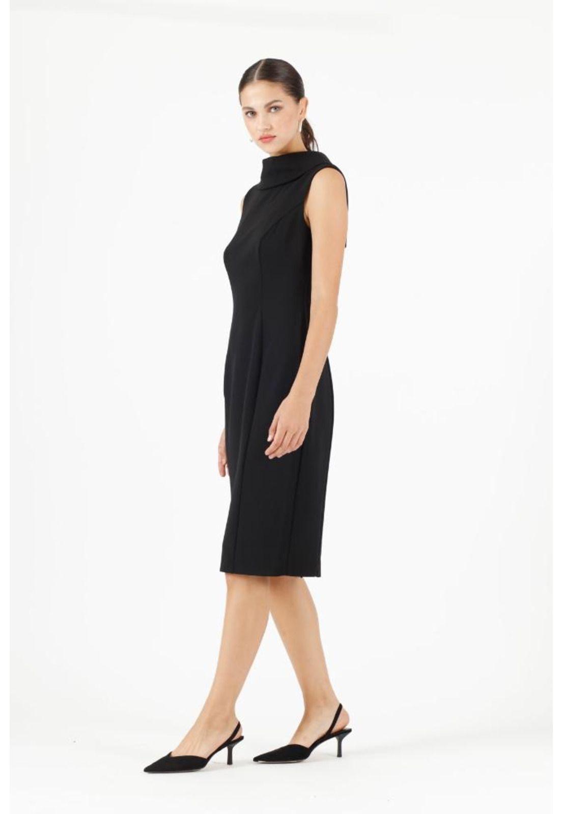 Vestido negro PRIVILEGE 306-3