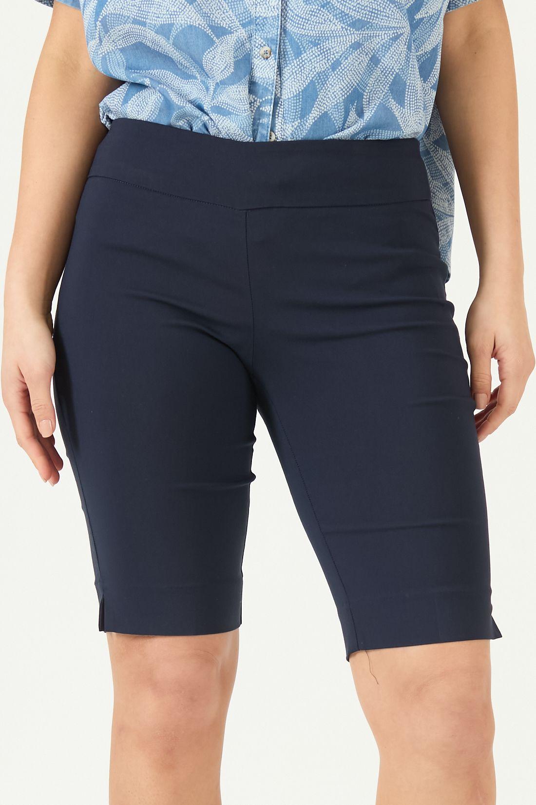Shorts Straight Azul Cod 2100375-1