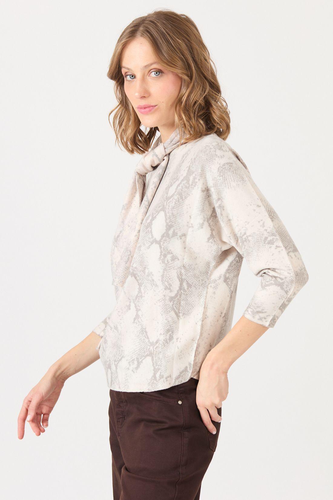 Sweater Animal Print Crudo Cod 5414296-2