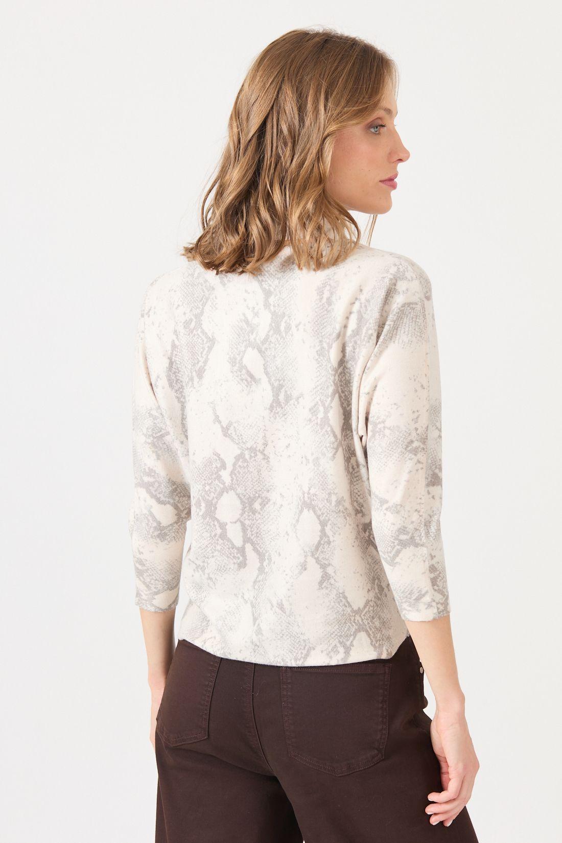 Sweater Animal Print Crudo Cod 5414296-3