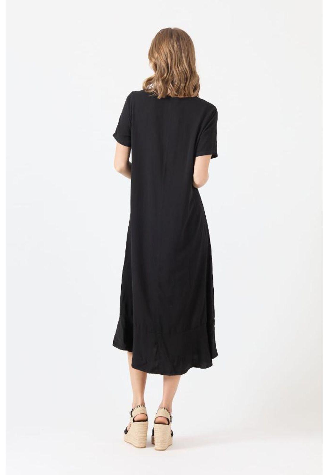 Vestido negro PRIVILEGE 1434-4