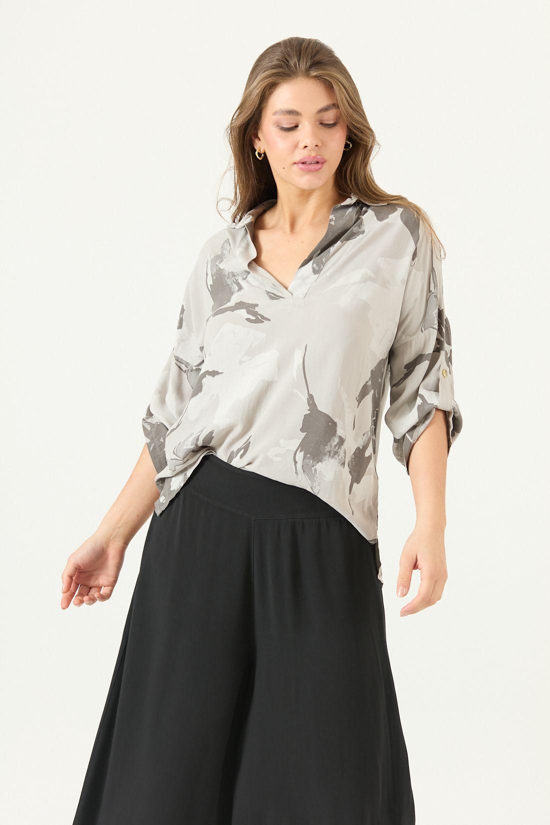 Blusa Estampada Vison Cod 4517685-0