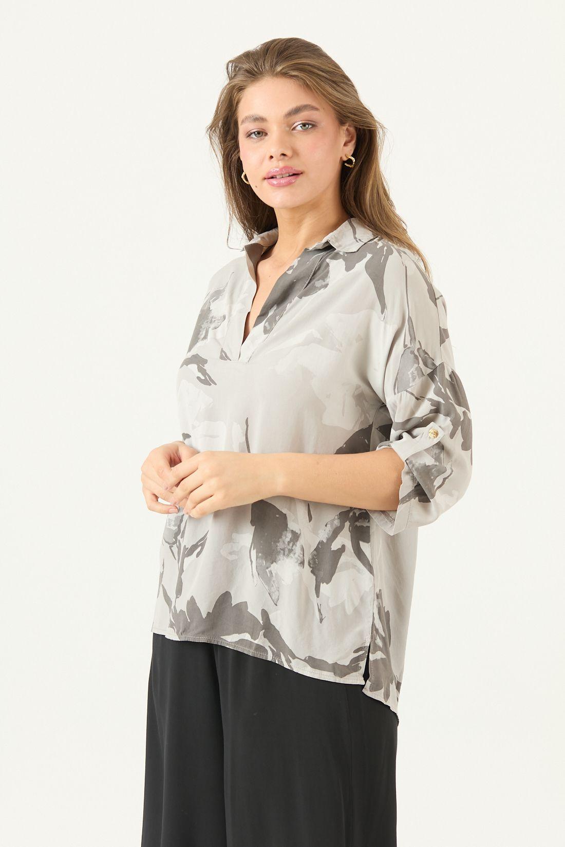 Blusa Estampada Vison Cod 4517685-3