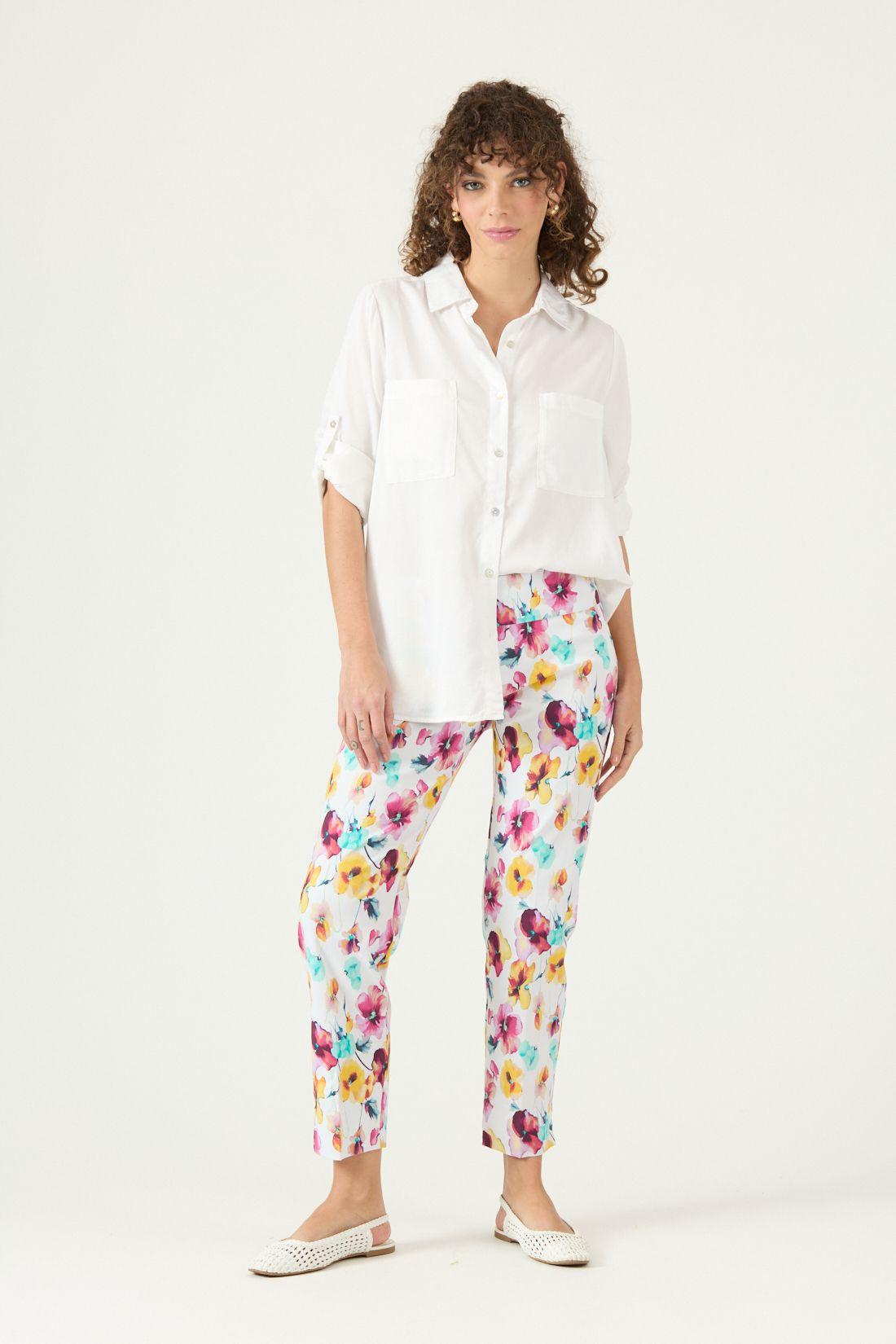 Leggings Estampada Blanco Cod 1901275-0
