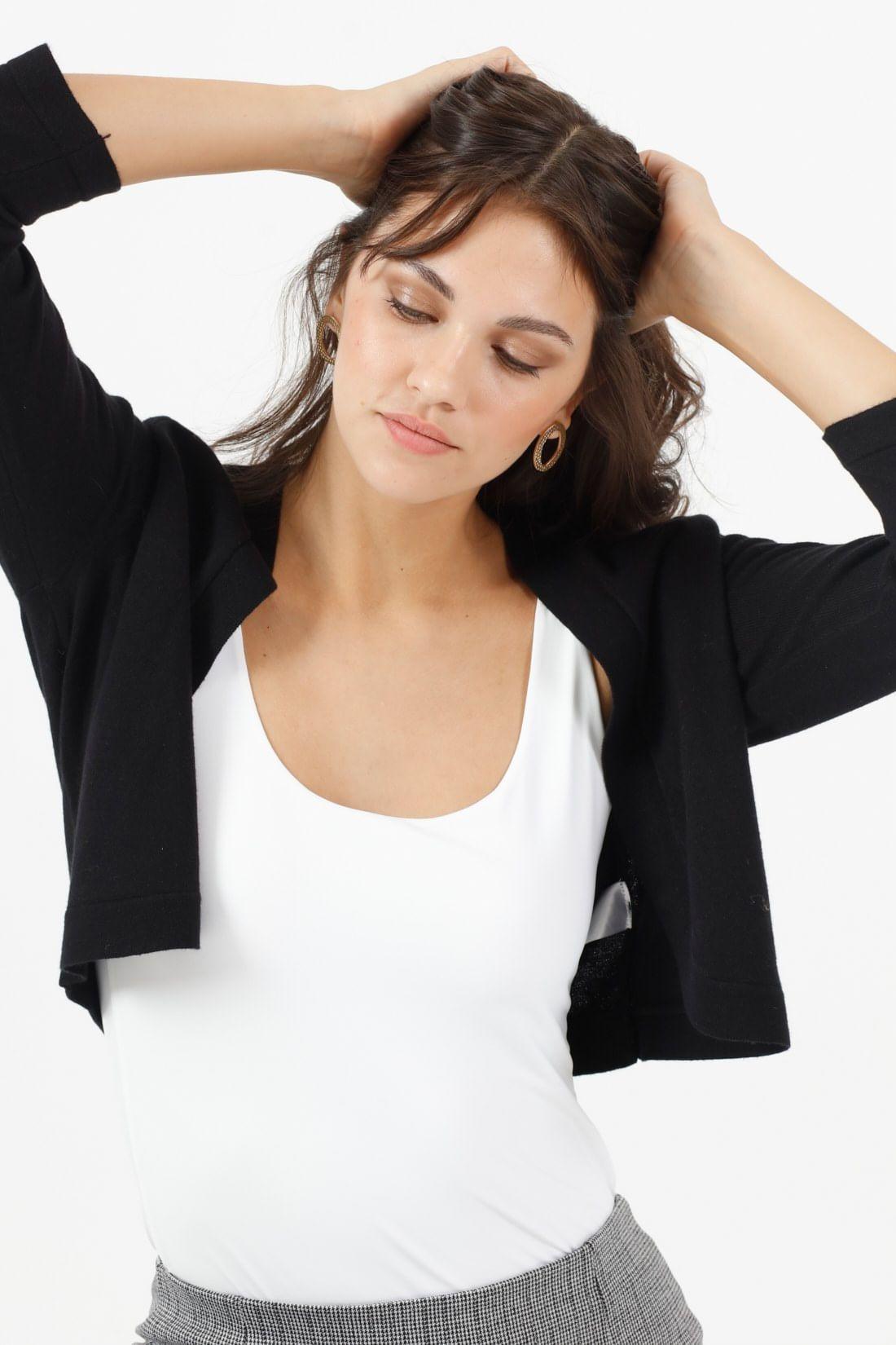 Tapado tejido negro 942-1