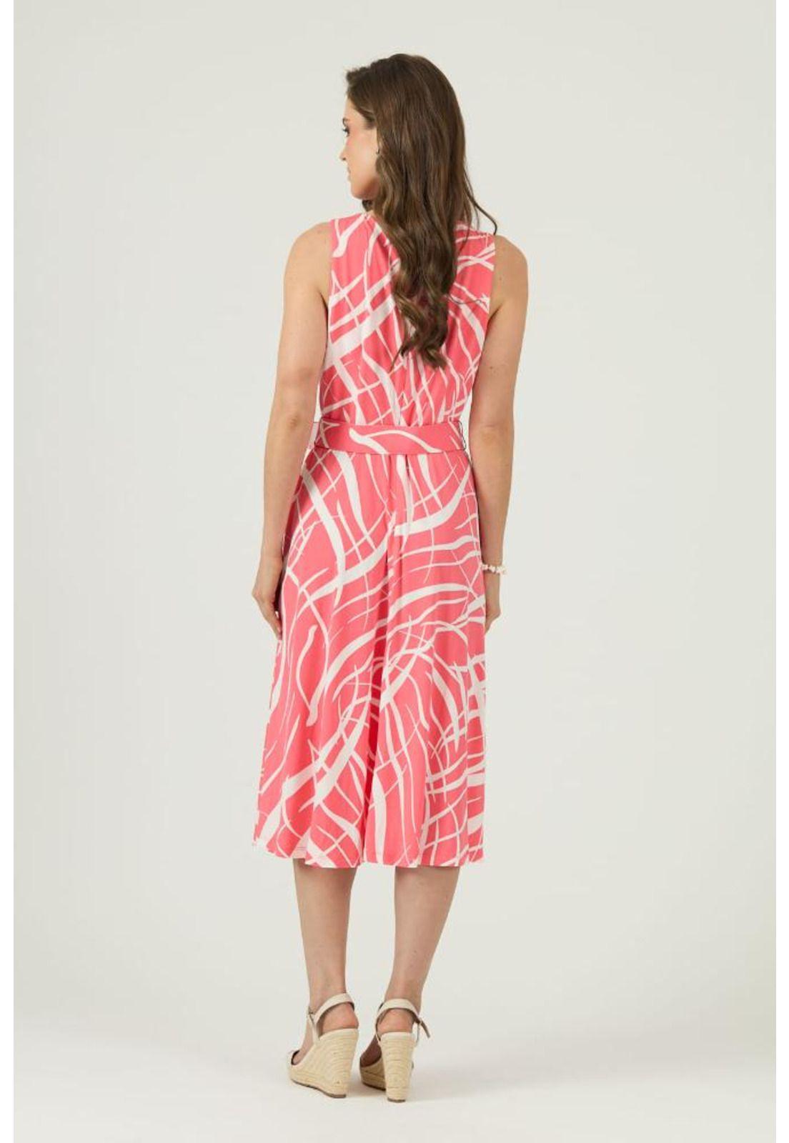 Vestido coral estampado PRIVILEGE 1377-2