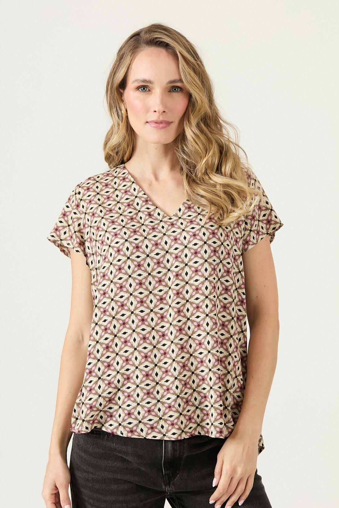 Blusa Estampada Café Cod 4516665-2