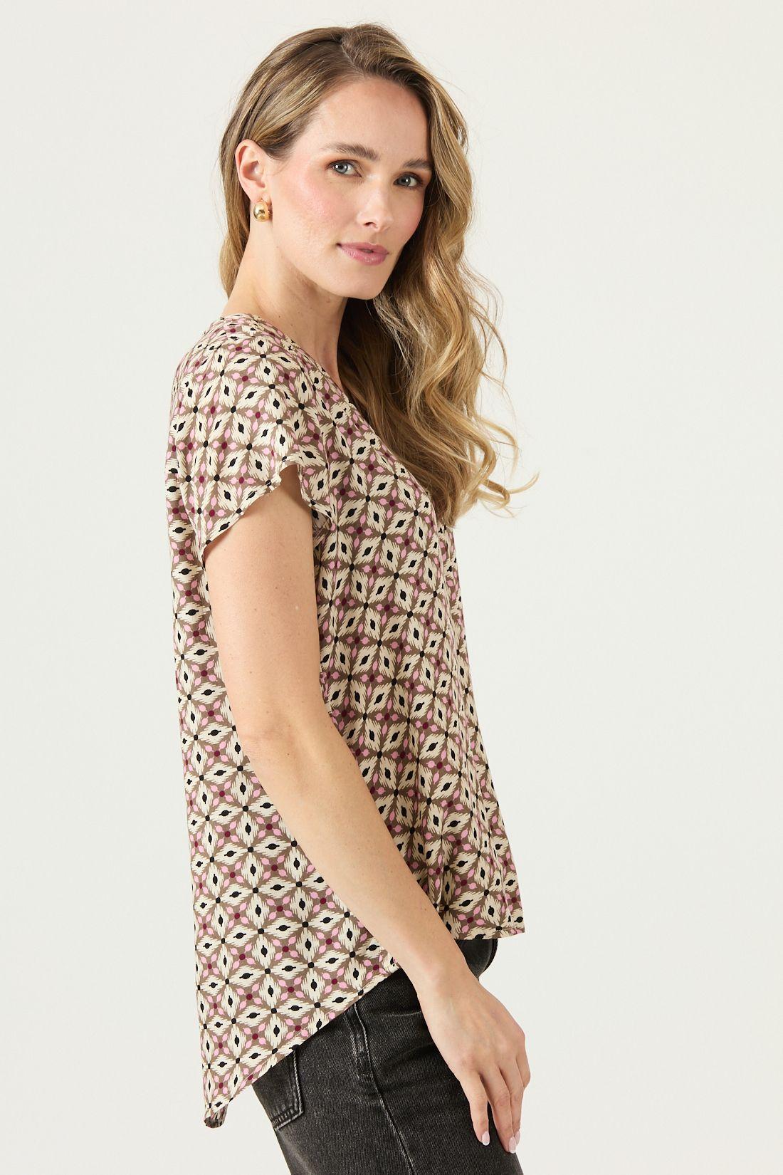 Blusa Estampada Café Cod 4516665-3