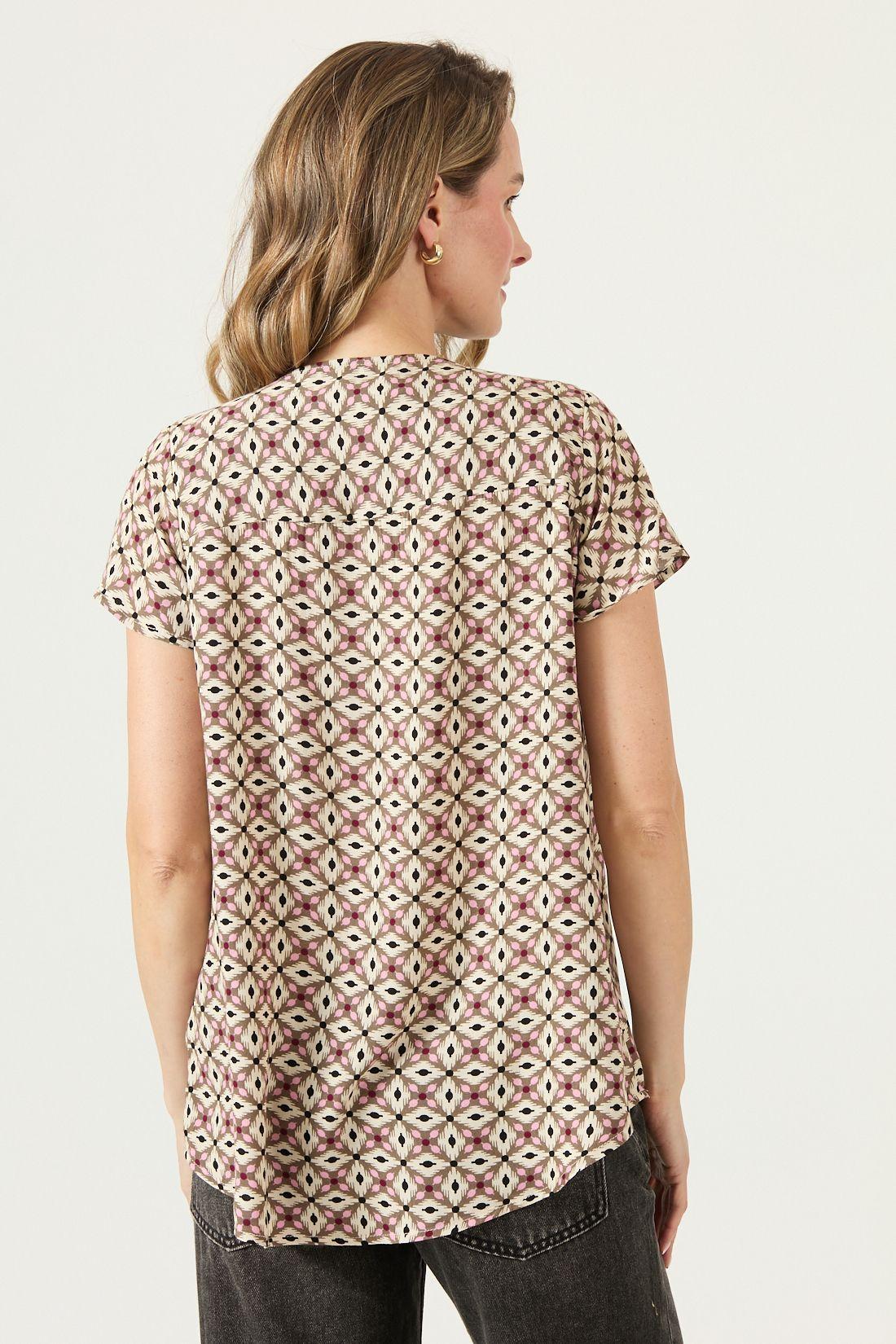 Blusa Estampada Café Cod 4516665-4