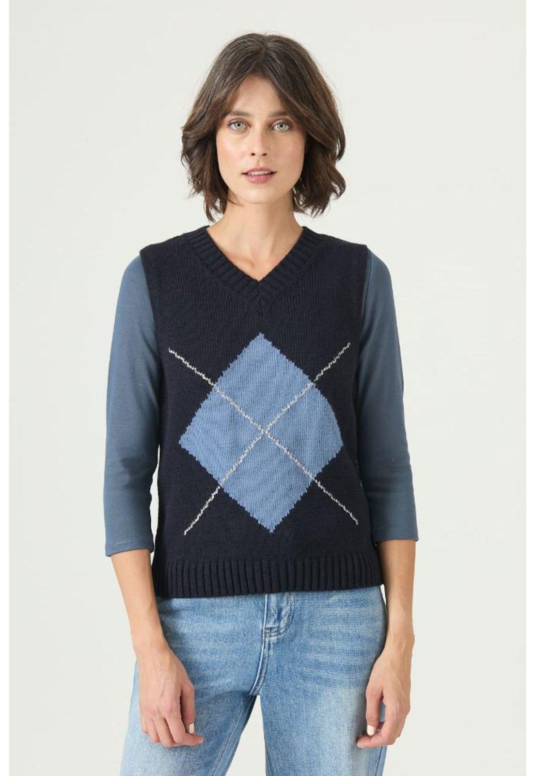 Sweater azul marino PRIVILEGE 2684-2