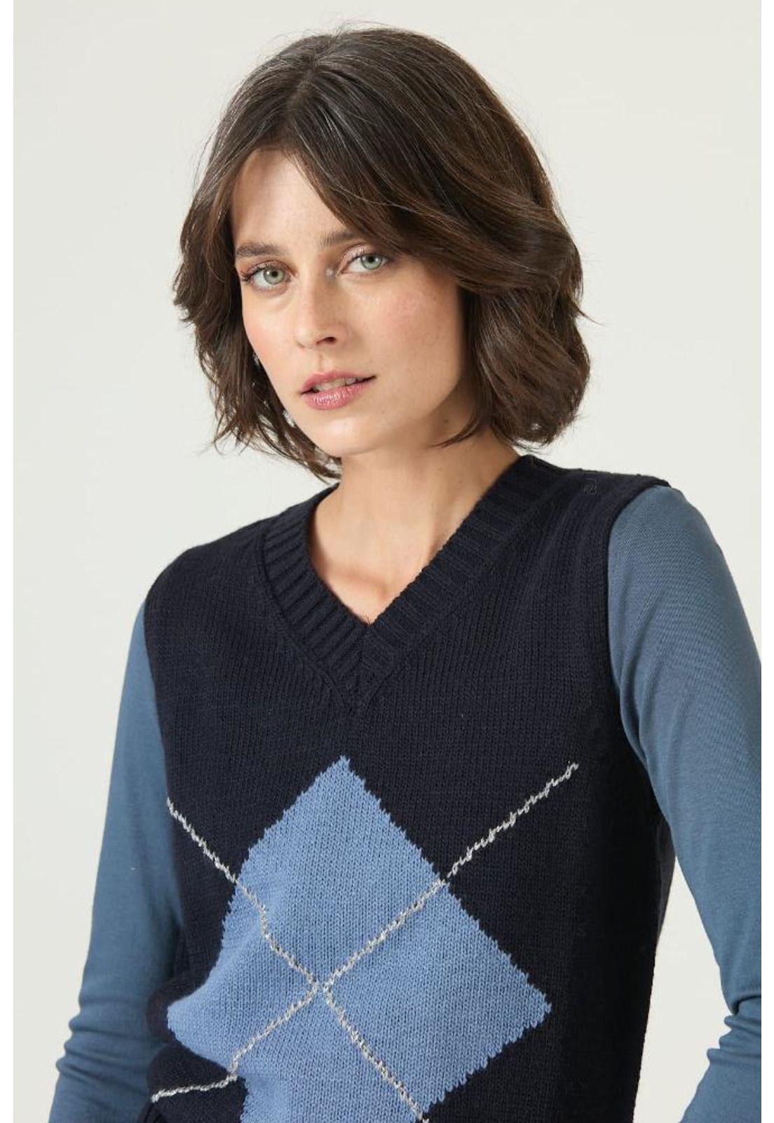 Sweater azul marino PRIVILEGE 2684-3
